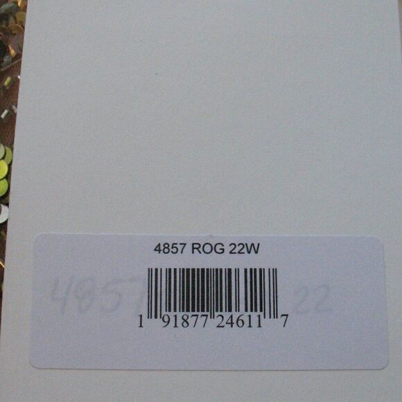 Mac Duggal Womens Plus Size Beaded Sequin 3/4 Sleeve Gown Rose Gold 4857 - Picture 15 of 16